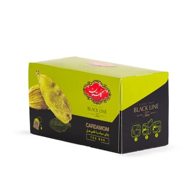 چای 25 عددی کیسه ای با طعم هل گلستان