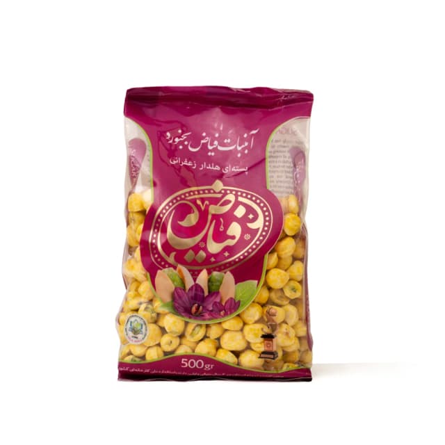 شکر پنیر پسته‌ای هل دار زعفران فیاض 500 گرمی