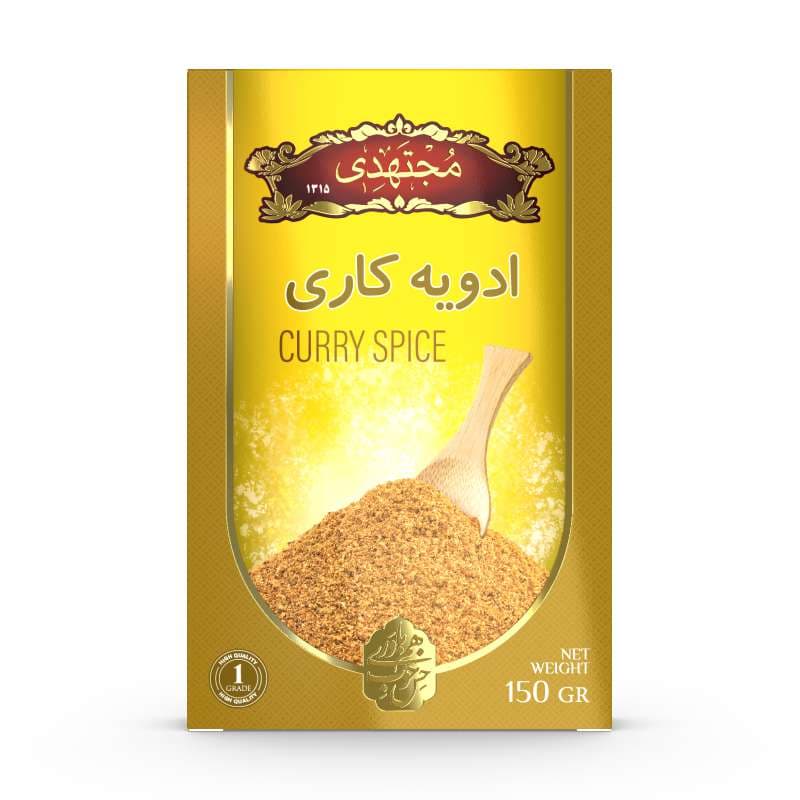 ادویه کاری 150 گرمی مجتهدی