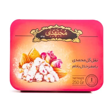 نقل ارومیه گل محمدی با خلال بادام مجتهدی