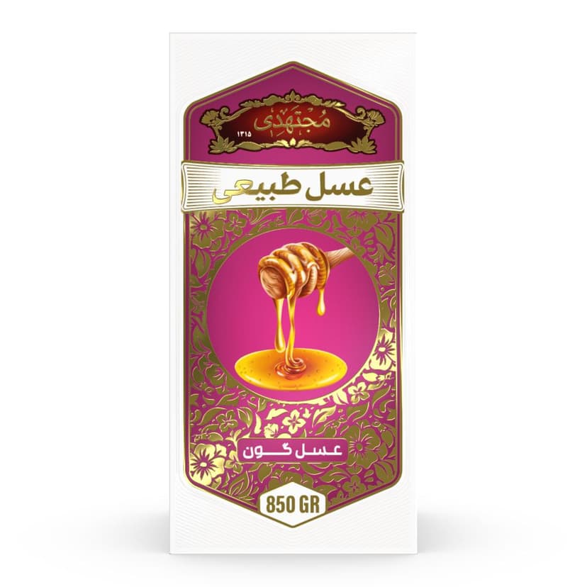 عسل گون اصل 850 گرمی مجتهدی روبرو