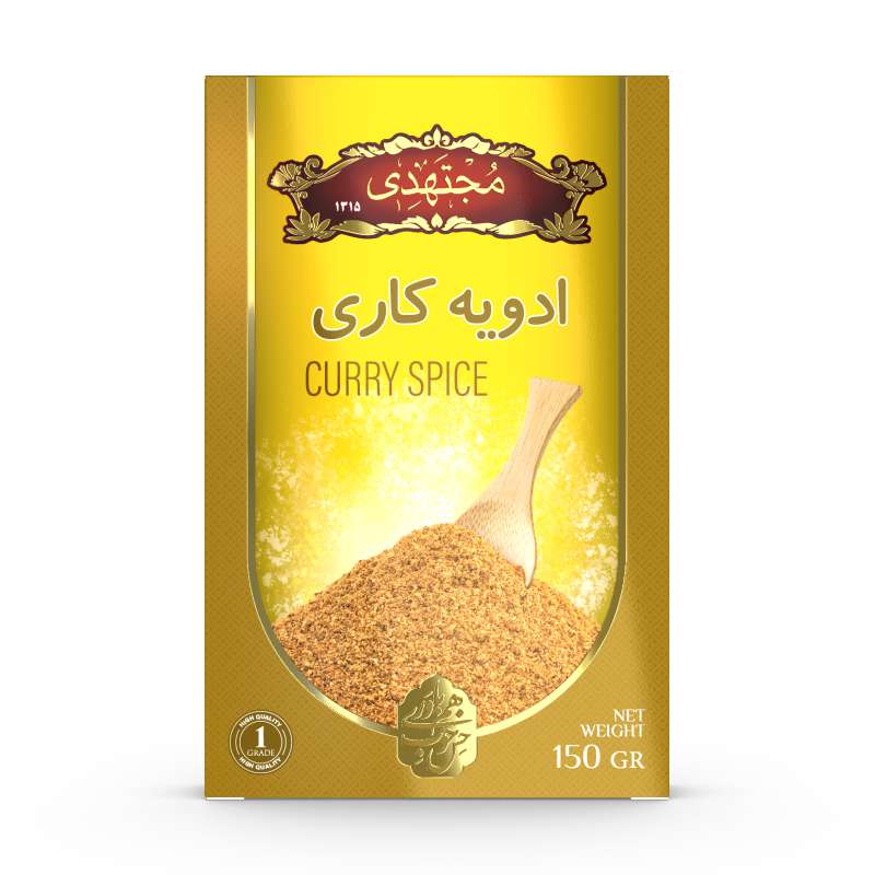 ادویه کاری 150 گرمی مجتهدی