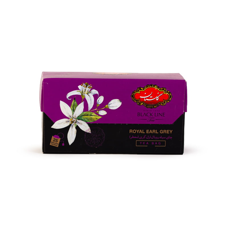 چای کیسه ای با طعم برگاموت 25 عددی گلستان 1