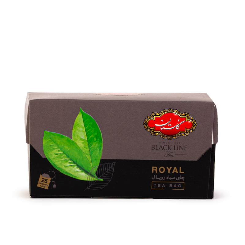 چای کیسه ای خارجه رویال 25 عددی گلستان 1