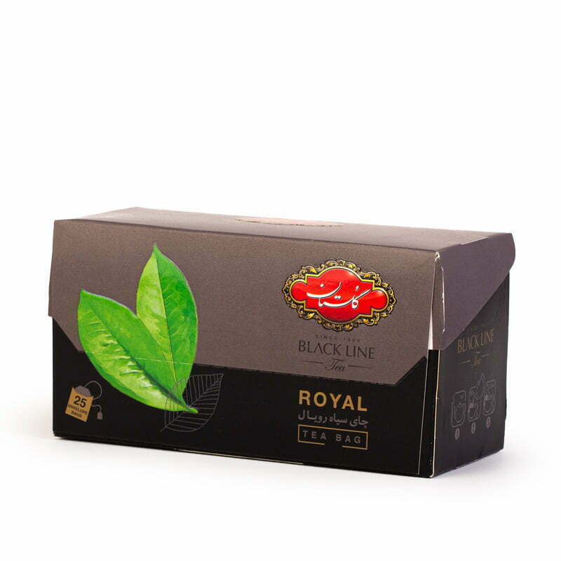 چای کیسه ای خارجه رویال 25 عددی گلستان 2