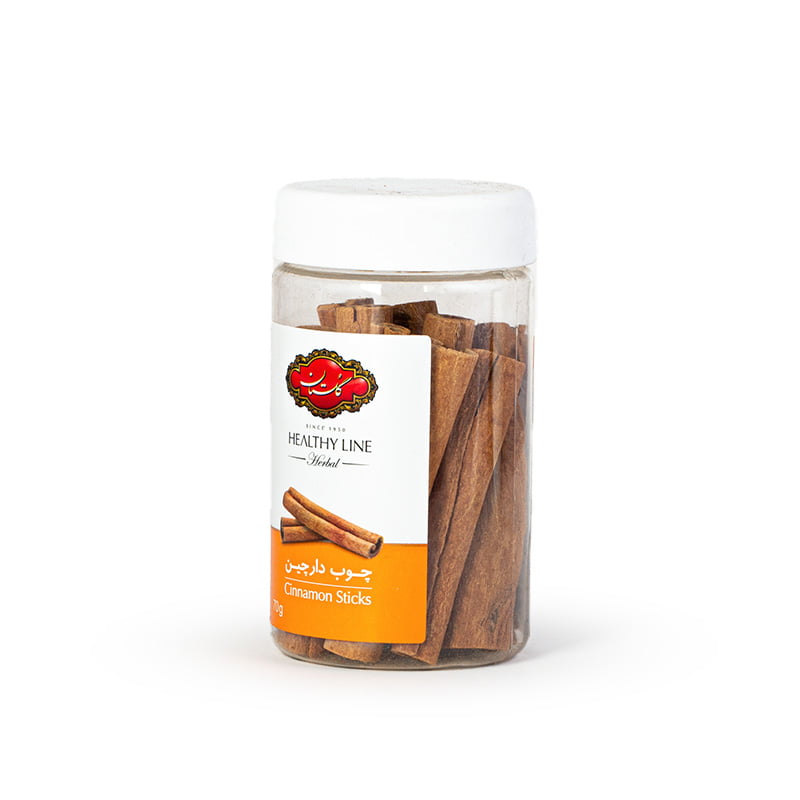 چوب دارچین ظرف 70 گرمی گلستان