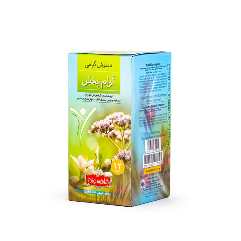 دمنوش گیاهی آرام بخش 12 عددی شاهسوند 2
