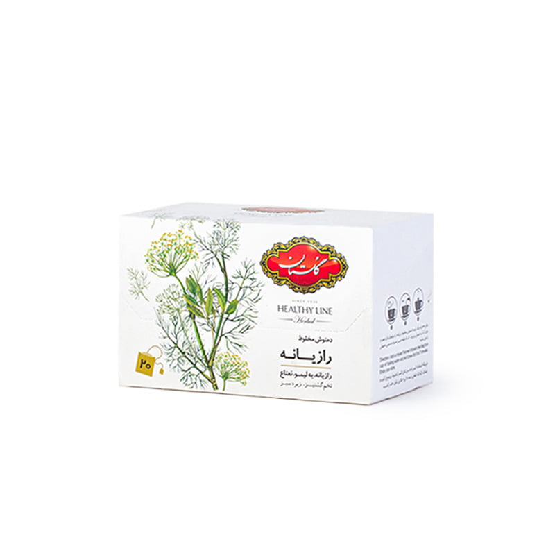 دمنوش 20 عددی رازیانه گلستان