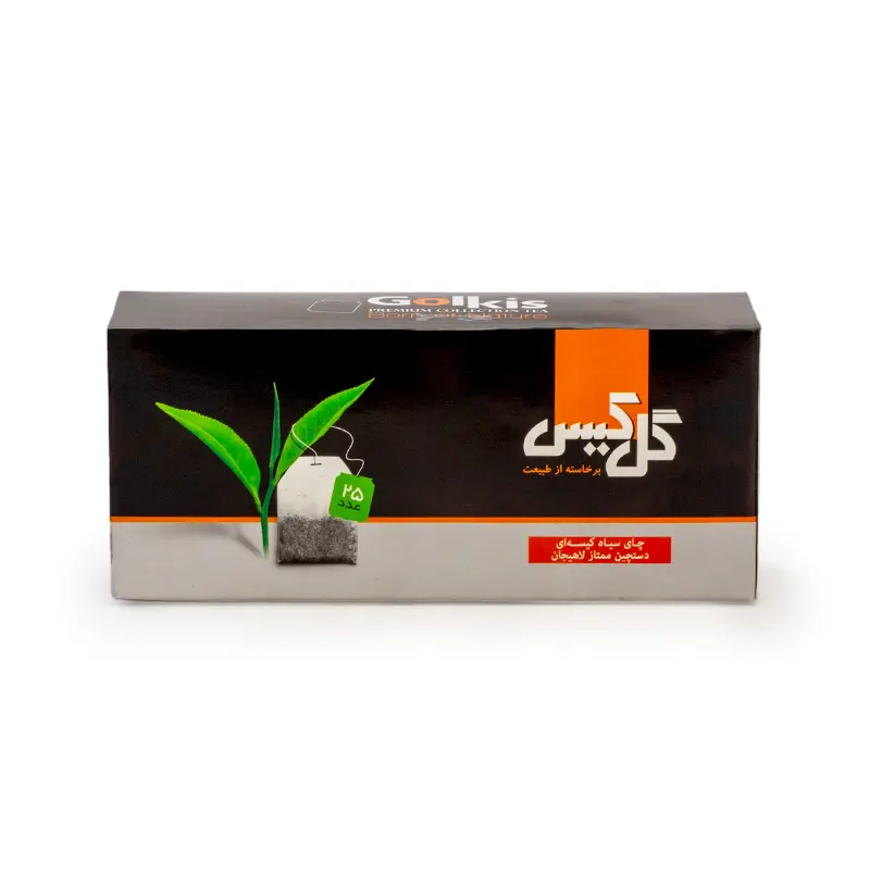 تی بگ 25 عددی چای سیاه لاهیجان ممتاز گل کیس